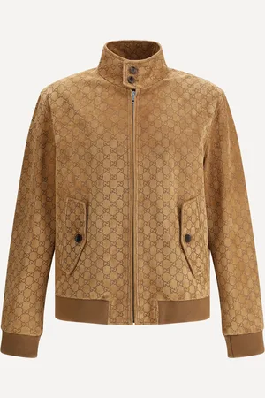 Gucci Giacca Bomber in pelle scamosciata Man 50
