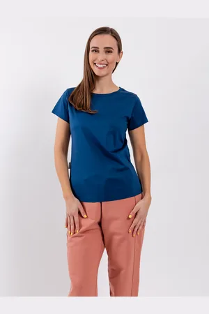 Be Lenka Maglietta da donna con girocollo Essentials - Navy