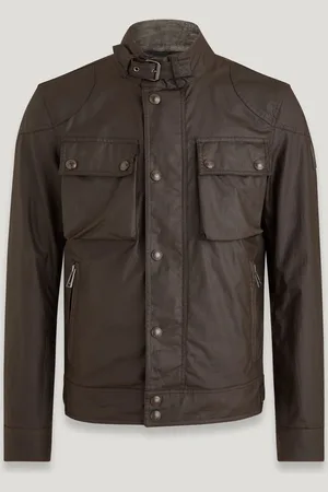 Belstaff Giacca Racemaster Uomo Cotone Cerato 58