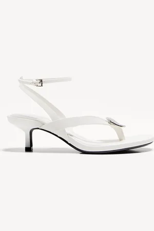Bershka Sandali Con Tacco Kitten E Dettaglio Metallizzato Donna 35