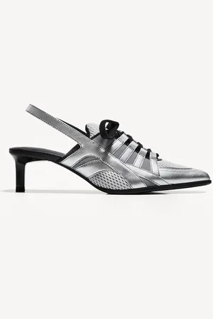 Bershka Scarpe Con Tacco Da Calcio Slingback Donna 40