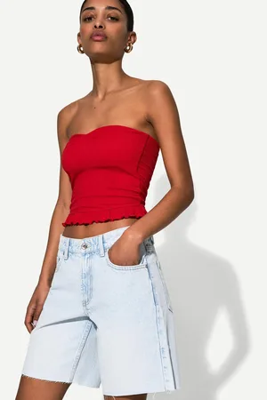 Bershka Bermuda Denim Donna 48 (Eu 44)