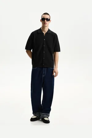 Bershka Camicia A Maniche Corte Struttura Uomo Xl