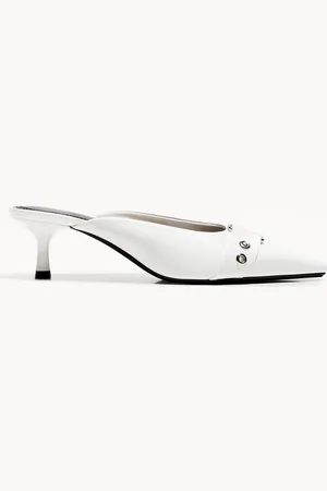 Bershka Scarpe Con Tacco Mules E Fibbia Donna 41