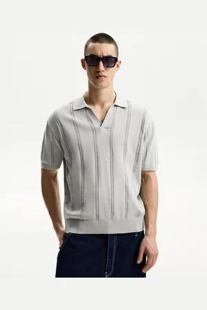 Bershka Polo Maniche Corte Strutturata Uomo L