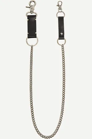 Bershka Catena Portachiavi Con Dettaglio In Pelle Uomo