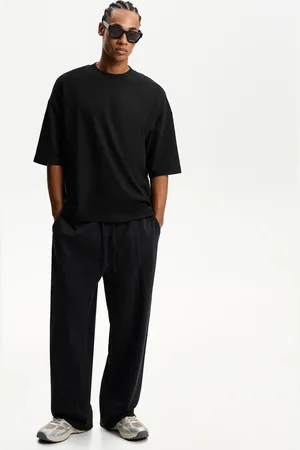Bershka Pantaloni Wide Leg Uomo S