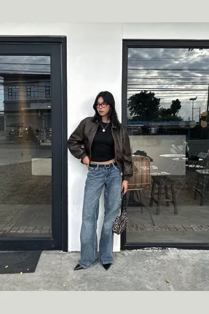 Bershka Jeans Bootcut Low Waist Donna 38 (Eu 34)