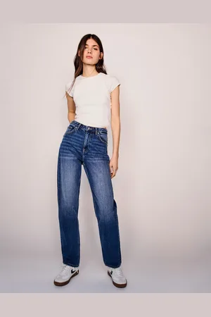 Bershka Jeans Mom High Rise Comfort Donna 44 (Eu 40)