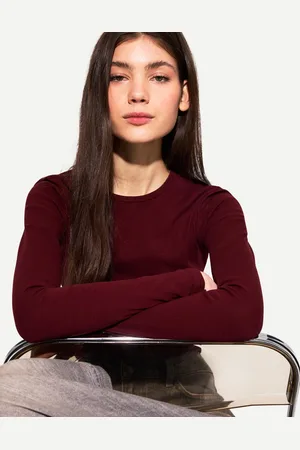 Bershka Maglietta A Maniche Lunghe Donna Xs