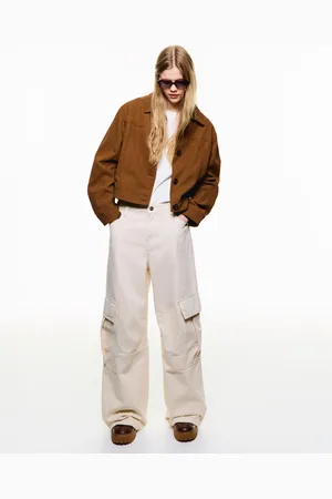Bershka Pantaloni Cargo Utility Donna 42 (Eu 38)