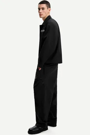 Bershka Pantaloni Superbaggy Tecnici Con Pieghe Uomo Xs