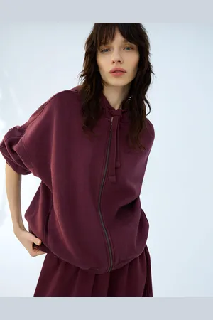 Bershka Felpa Con Cappuccio Medium Cotton Donna Xs