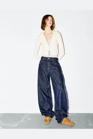 Bershka Felpa In Misto Modal Con Cerniera E Cappuccio Donna M
