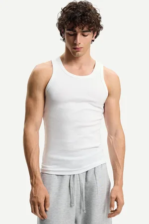 Bershka Canotta Rib Uomo S