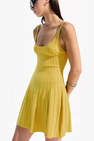 Bershka Vestito Mini Con Spalline Donna L