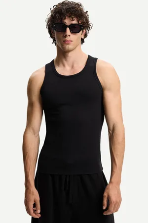 Bershka Canotta Rib Uomo L