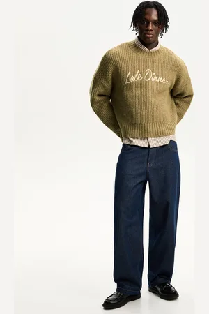 Bershka Maglia Strutturata Con Ricamo Uomo S