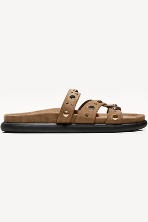 Bershka Sandali Bassi Con Borchie Donna 36