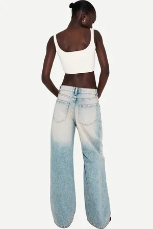 Bershka Jeans Baggy Donna 38 (Eu 34)