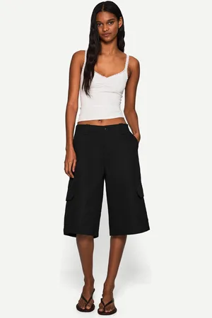 Bershka Bermuda Con Tasche Donna 40 (Eu 36)