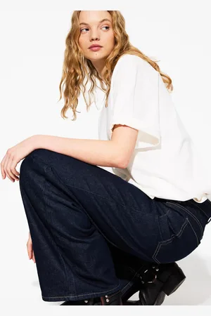 Bershka Maglietta A Maniche Corte Oversize Heavy Cotton Donna L
