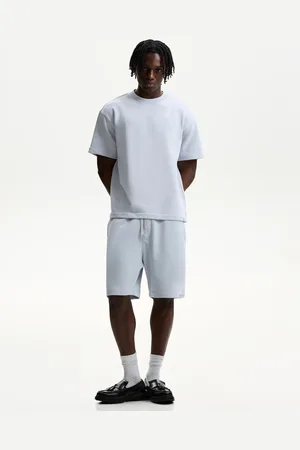 Bershka Maglietta In Felpa A Maniche Corte Uomo Xs
