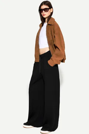 Bershka Pantaloni Snoopy Wide Leg Donna S