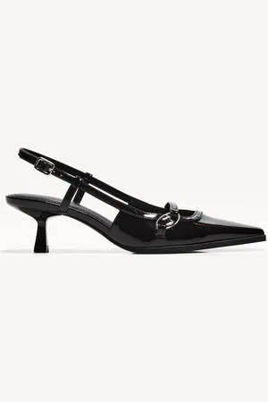 Bershka Scarpe Con Tacco Kitten E Fibbia Donna 37
