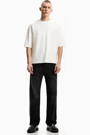 Bershka Jeans Anni 90 Con Gamba Dritta Uomo 38 (Eu 32)
