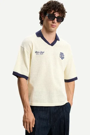 Bershka Polo A Maniche Corte Sportiva In Rete Uomo Xl