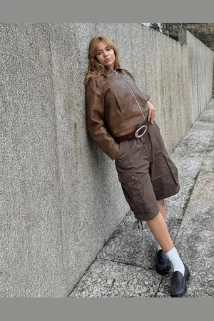 Bershka Bermuda Con Tasche Donna Xs