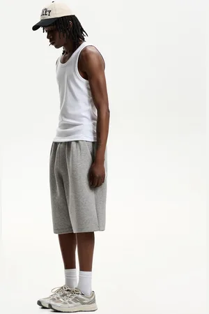 Bershka Bermuda Effetto Neoprene Oversize Uomo S