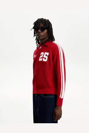 Bershka Giacca Cerniera Rétro Con Toppe Uomo L