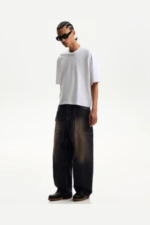 Bershka Jeans Super Baggy Uomo 48 (Eu 42)