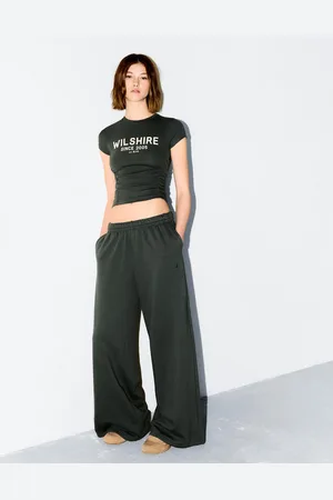 Bershka Pantaloni Superwide Leg In Felpa Donna Xl