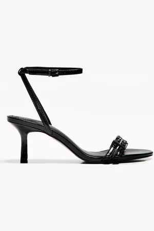Bershka Sandalo Tacco Cavigliera Donna 38