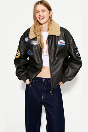 Bershka Giacca Double Face Con Toppe Donna S