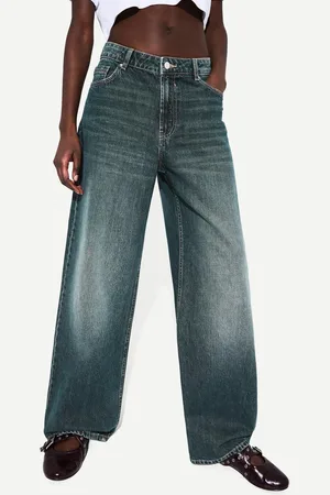 Bershka Jeans Baggy Donna 40 (Eu 36)