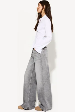 Bershka Jeans Wide Leg Donna 36 (Eu 32)