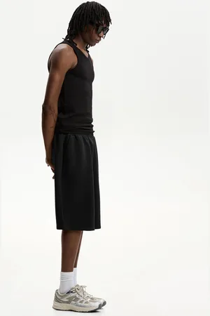 Bershka Bermuda Effetto Neoprene Oversize Uomo L
