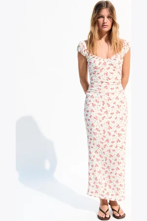 Bershka Vestito Midi Donna Xs