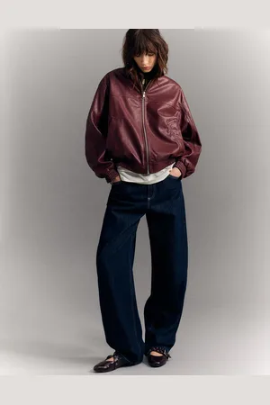 Bershka Jeans Wide Leg Barrel Donna 10-12