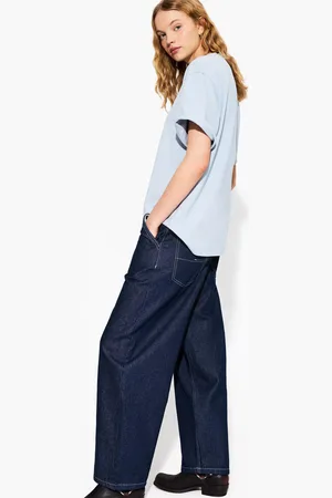 Bershka Maglietta A Maniche Corte Oversize Heavy Cotton Donna Xxs