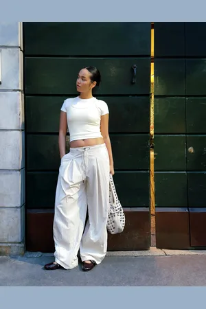 Bershka Pantaloni Balloon Paraurti Tecnici Donna M