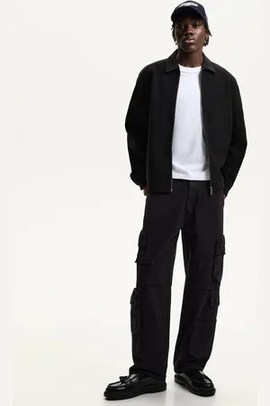 Bershka Pantaloni Baggy Multicargo Uomo 48 (Eu 42)