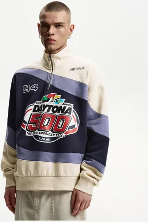 Bershka Felpa Nascar Con Stampa Uomo L