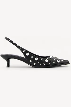 Bershka Scarpe Kitten Heel Con Fibbie Donna 35