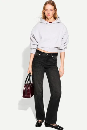 Bershka Jeans Straight Donna 40 (Eu 36)