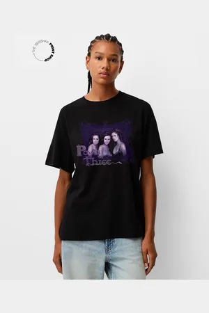 Bershka Maglietta Charmed A Maniche Corte Oversize Donna S